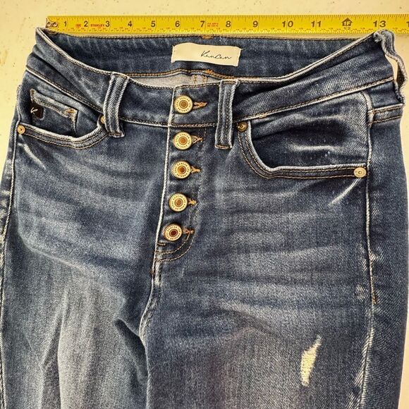 Kancan Button fly Norah High Rise Ankle Skinny Jeans - Picture 3 of 8